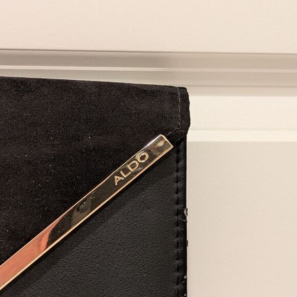 $5 Item! Aldo Black Clutch Bag with Detachable Chain Strap - SEE NOTES - Picture 2 of 5